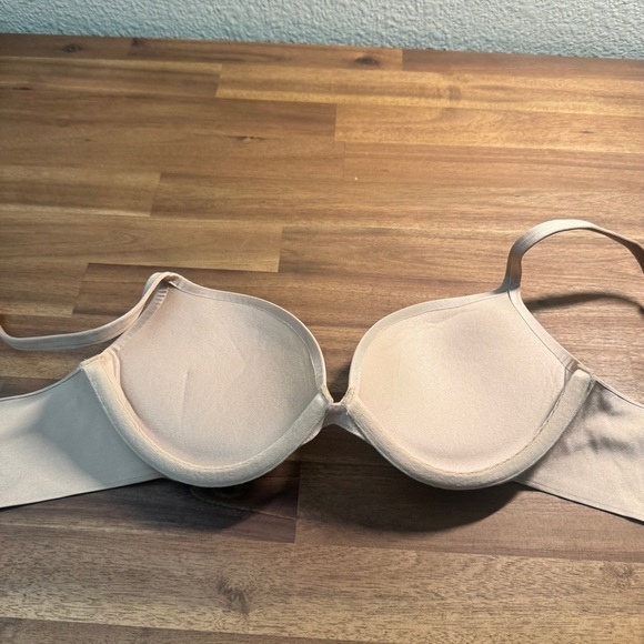 Skims Ultimate Push Up Plunge Clay 36A Nude Bra - Picture 4 of 6
